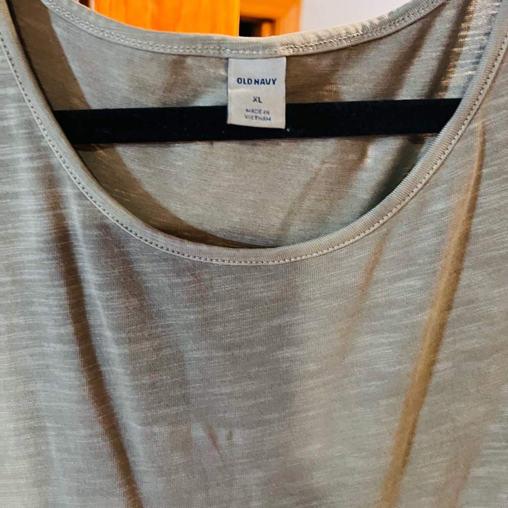 Old Navy Light Army green Sleeveless Maxi dress